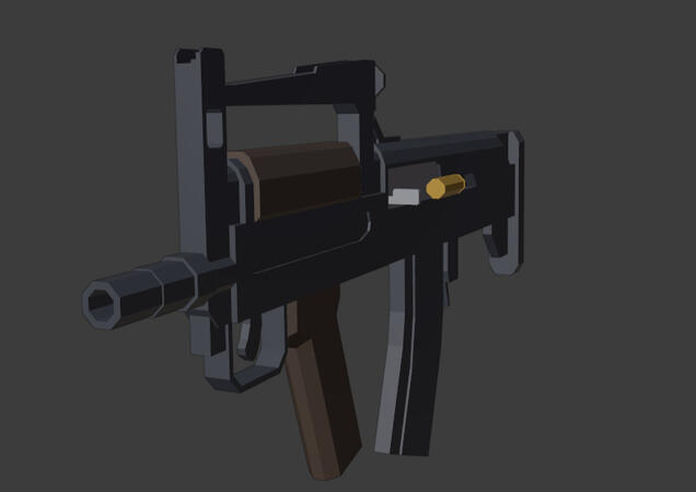 - OTs - 14 Groza 3D Model ( Blender - 05/11/2023 )