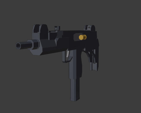 - UZI 3D Model ( Blender - 25/11/2023 )