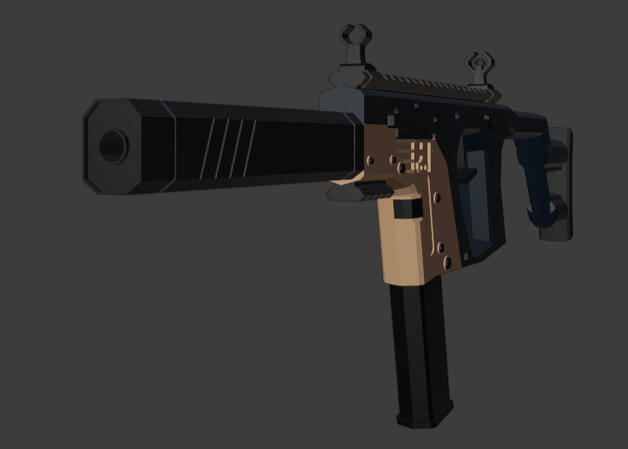 - Kriss Vector 3D Model ( Blender - 04/01/2024 )