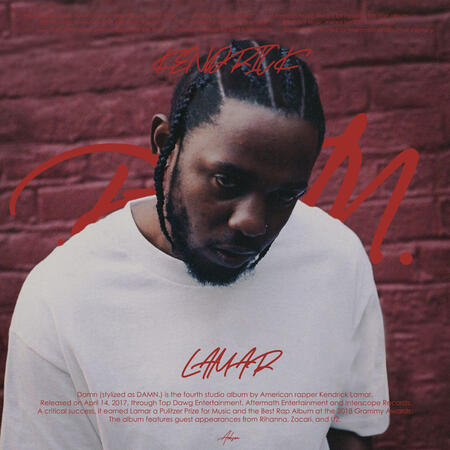 - Kendrick Lamar (DAMN.) Album poster ( Adobe - 06/06/2024 )